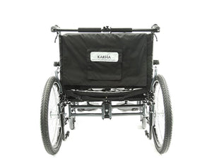 Karman BT10 Adjustable Heavy Duty Wheelchair 26"x20" Diamond Black Frame