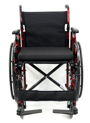 Karman LT-770Q Lightweight Wheelchair Red Streak