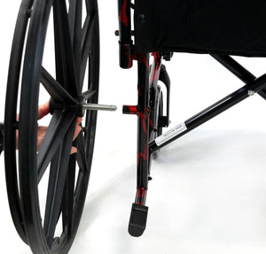 Karman LT-770Q Lightweight Wheelchair Red Streak