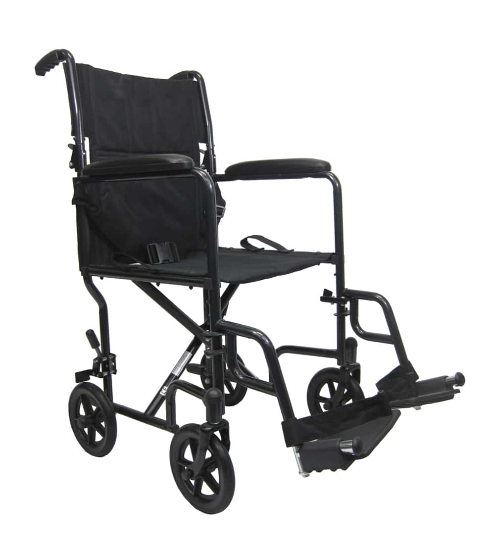 Drive steel best sale transport chair