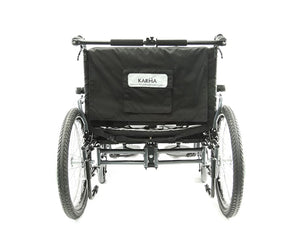 Karman BT10 Adjustable Heavy Duty Wheelchair 24"x20" Diamond Black Frame
