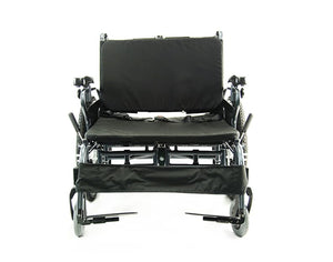 Karman BT10 Adjustable Heavy Duty Wheelchair 26"x22" Diamond Black Frame