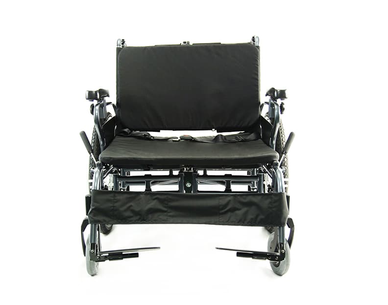 Karman BT10 Adjustable Heavy Duty Wheelchair 28"x22" Diamond Black Frame