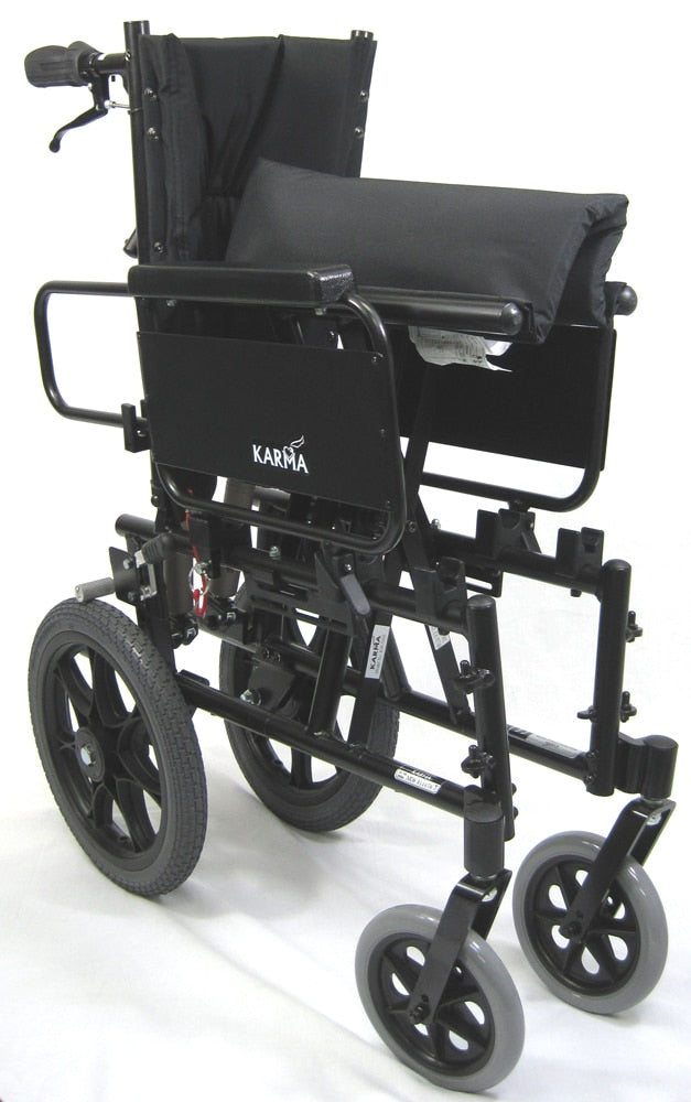 Karman KM5000 Lightweight Reclining Transport Wheelchair