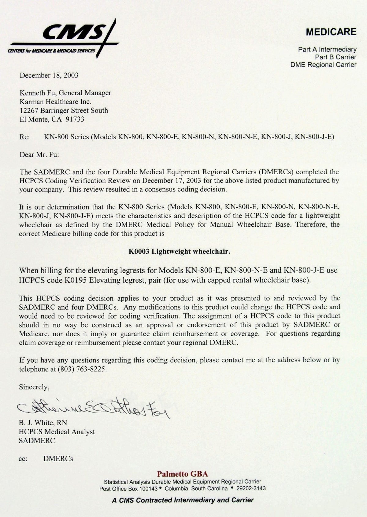 Karman KN-800T Steel Wheelchair