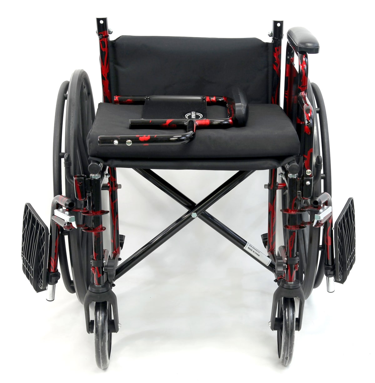 Karman LT-770Q Lightweight Wheelchair Red Streak