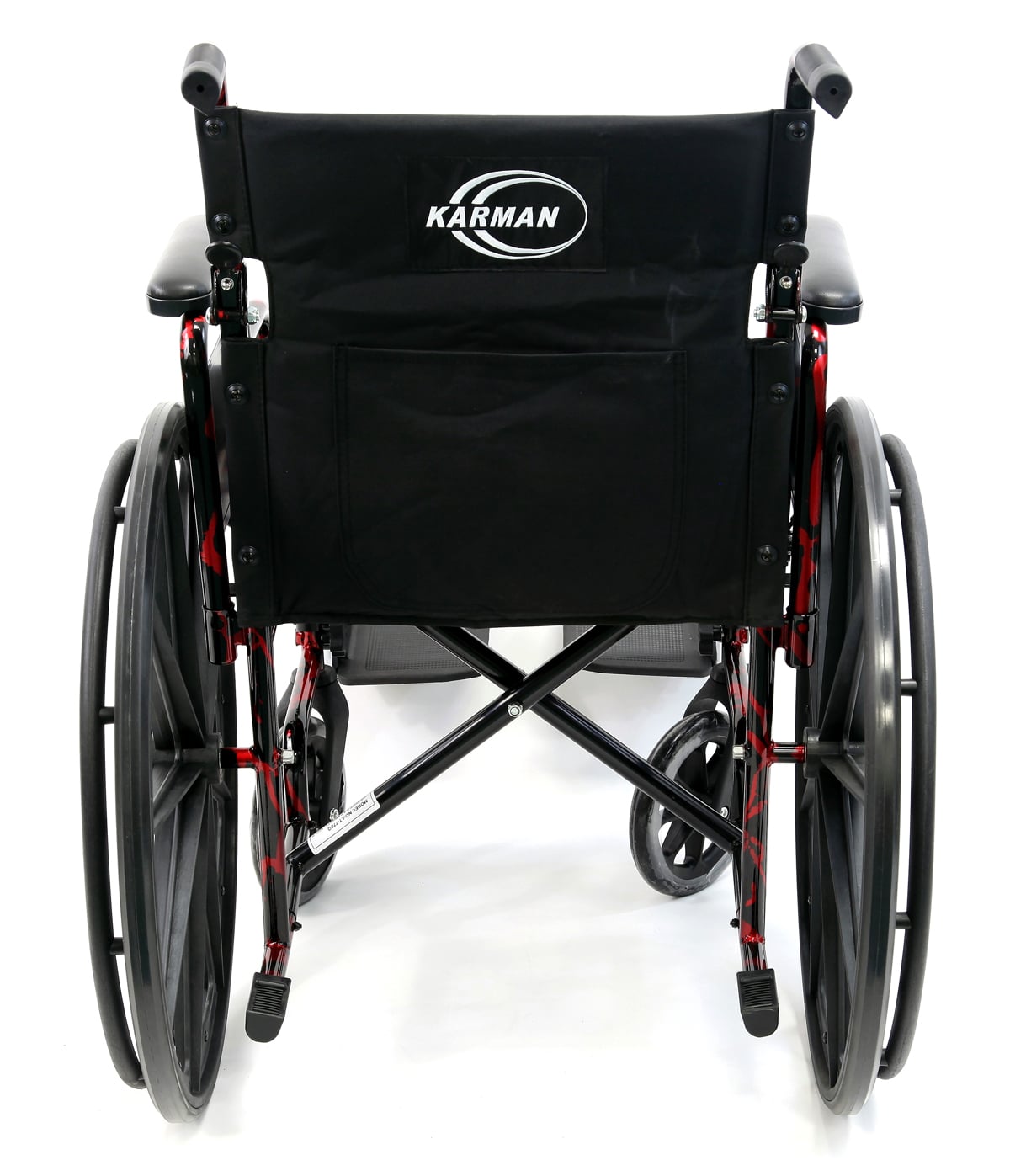 Karman LT-770Q Lightweight Wheelchair Red Streak